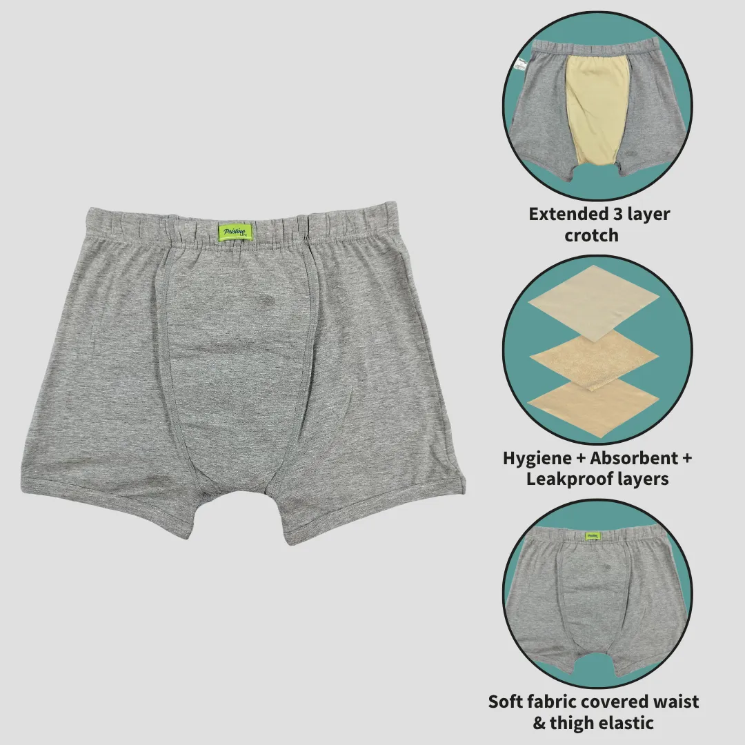 Men Incontinence Trunks Pack Of 3 - Image 2