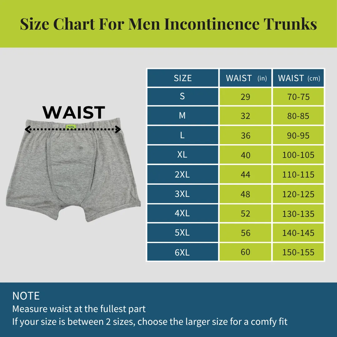 Men Incontinence Trunks Pack Of 3 - Image 3