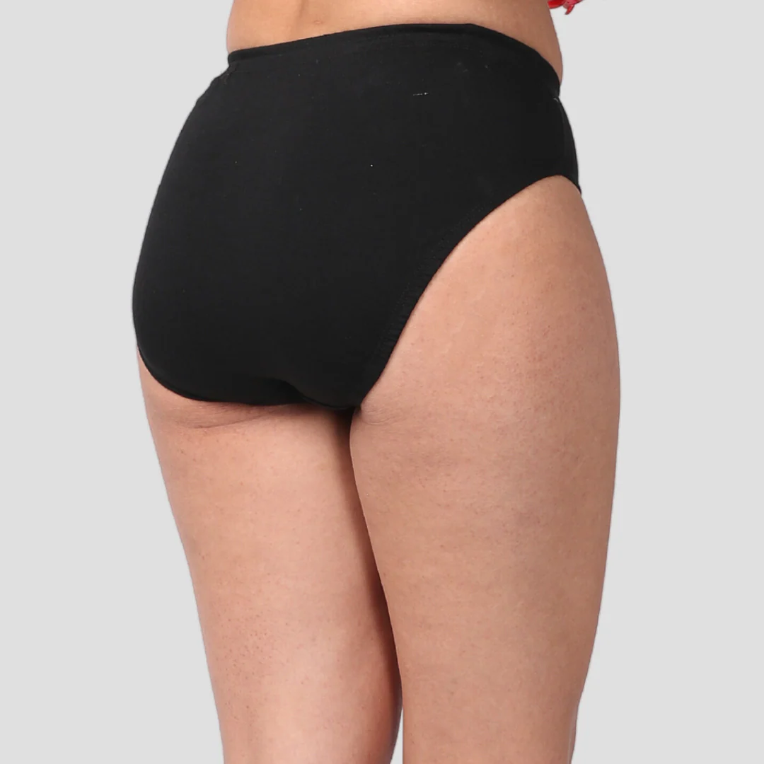 Women's Incontinence Briefs-Black - Image 3
