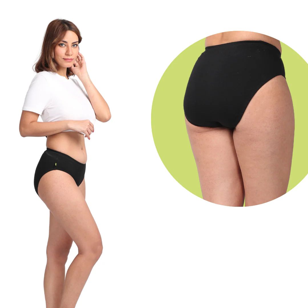 Women's Incontinence Briefs-Black - Image 6