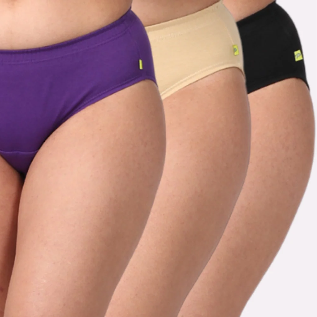 Pack Of 3 Women's Incontinence Briefs