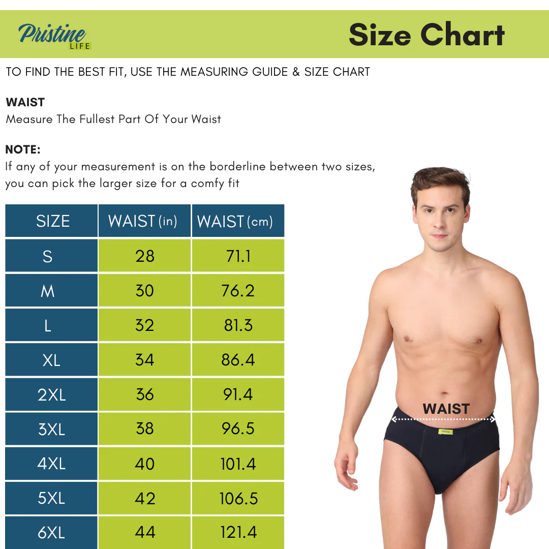 Pack Of 2 Men's Incontinence Briefs - Image 3