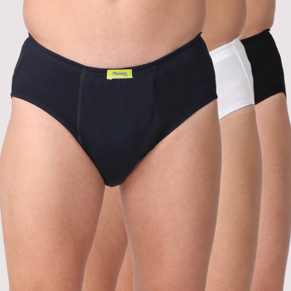 Pack Of 3 Men's Incontinence Briefs